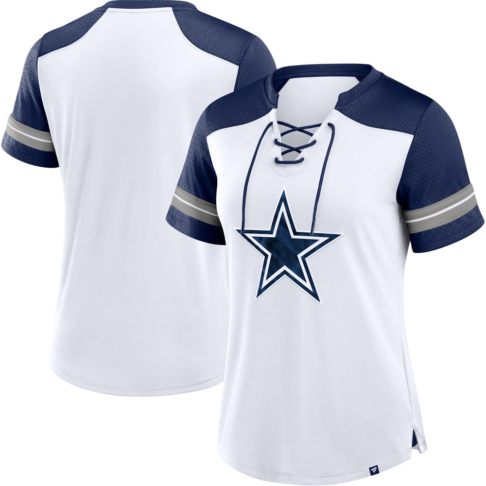 NFL Dallas Cowboys Women's Fanatics Foiled Fashion Top