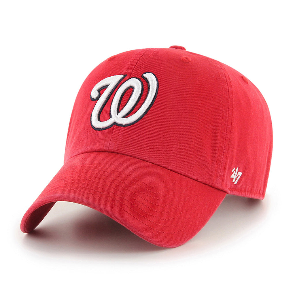 MLB Washington Nationals '47 Clean Up Adjustable Hat - Red