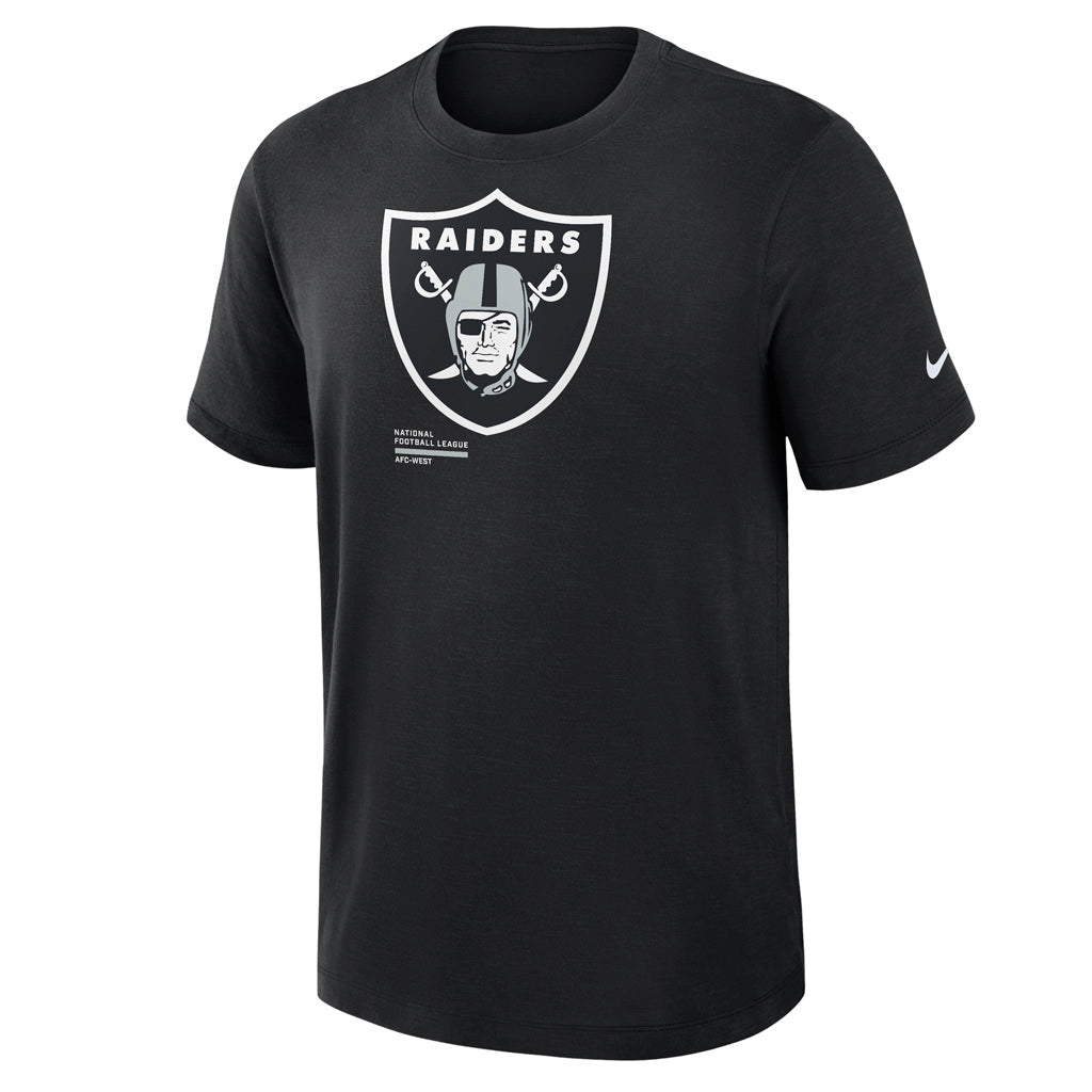 NFL Las Vegas Raiders Nike Slub T-Shirt - Black