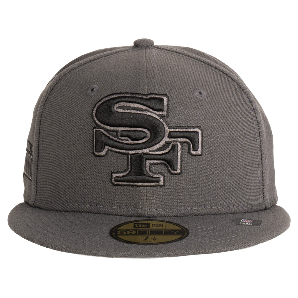 NFL San Francisco 49ers New Era Tonal Graphite 59FIFTY Fitted Hat - Graphite