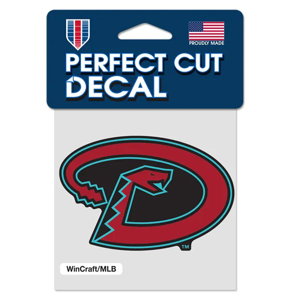 MLB Arizona Diamondbacks WinCraft 2nd Alternate 4x4 Perfect Cut Decal