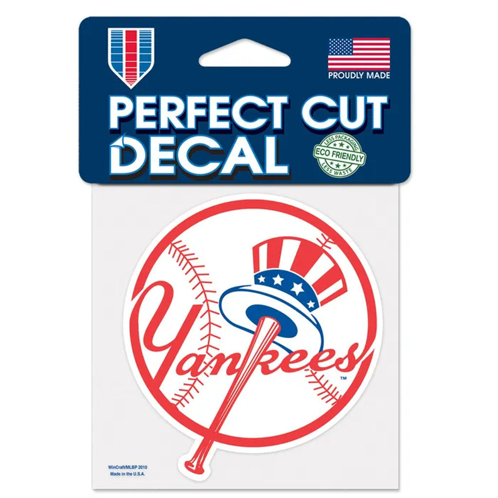 MLB New York Yankees WinCraft Alternate 4x4 Perfect Cut Decal