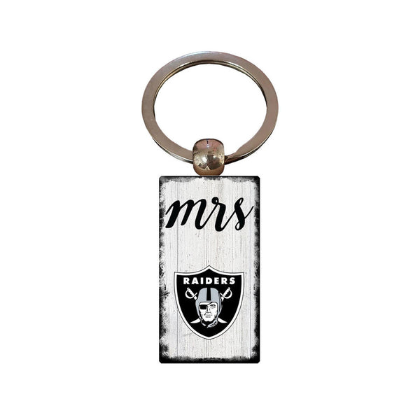 NFL Las Vegas Raiders Fan Creations Mrs Keychain - Just Sports