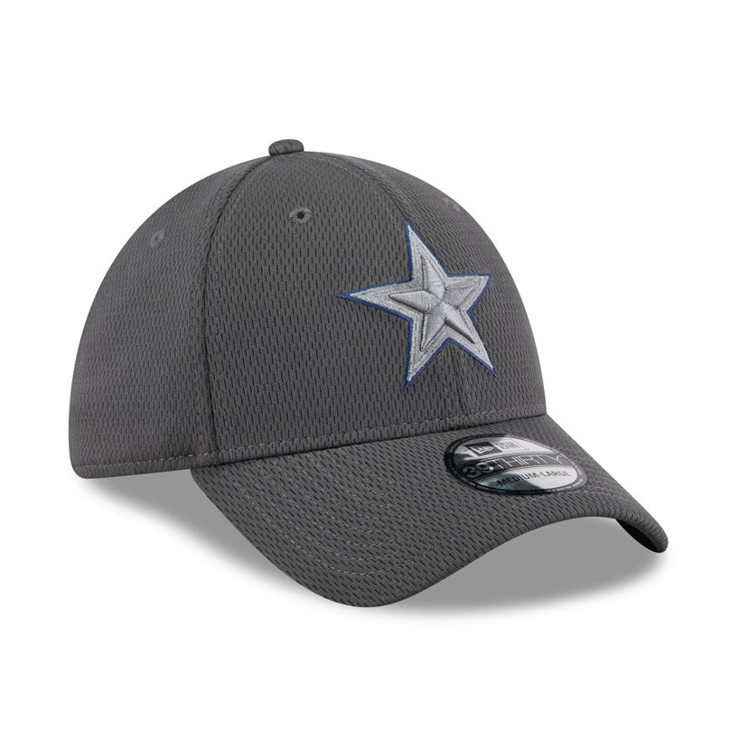 NFL Dallas Cowboys New Era Tonal Graphite 39THIRTY Flex Fit Hat - Graphite
