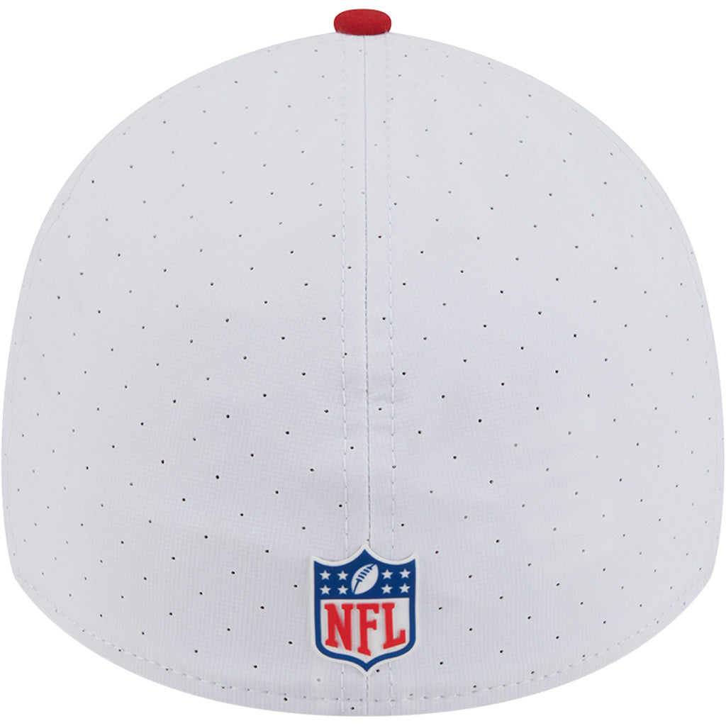 NFL San Francisco 49ers New Era 2025 Training 39THIRTY Flex Fit Hat - White