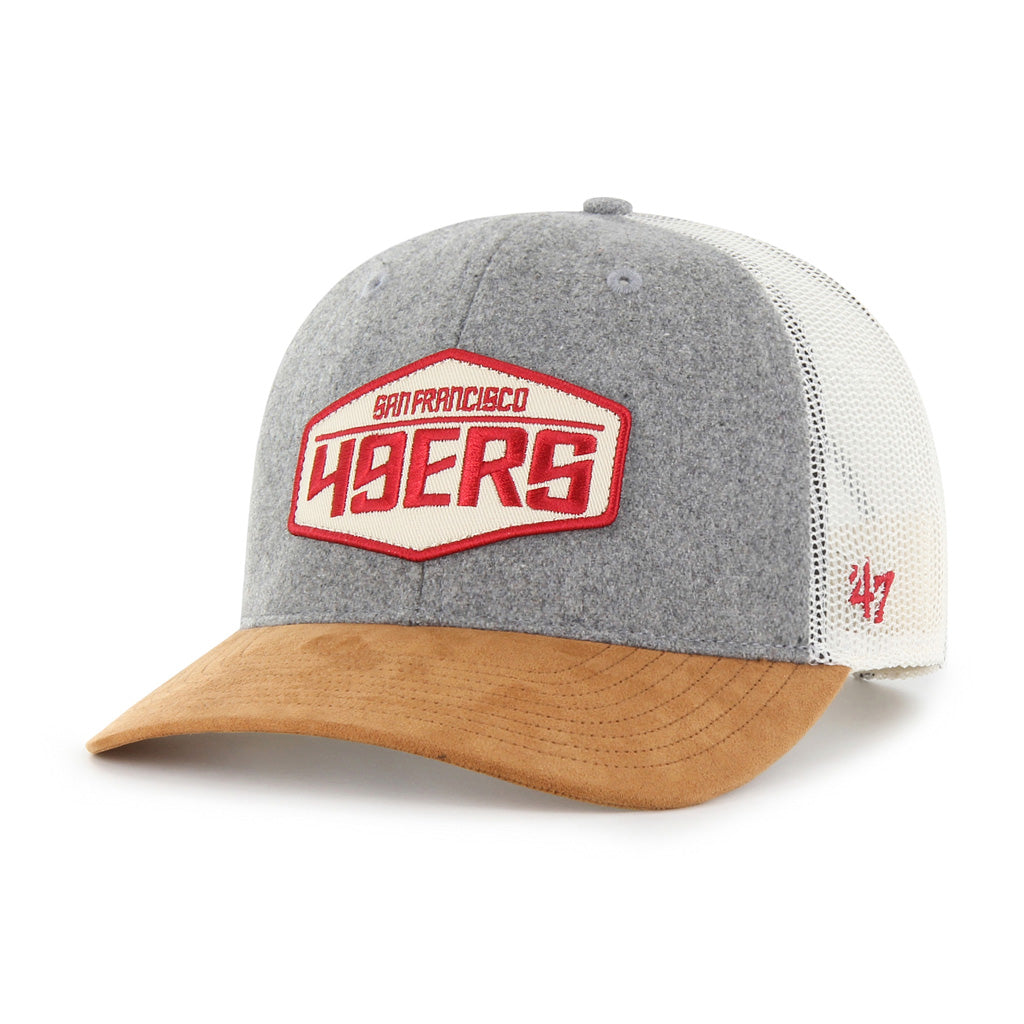 San Francisco 49ers '47 Drover Trucker Adjustable Hat - Gray