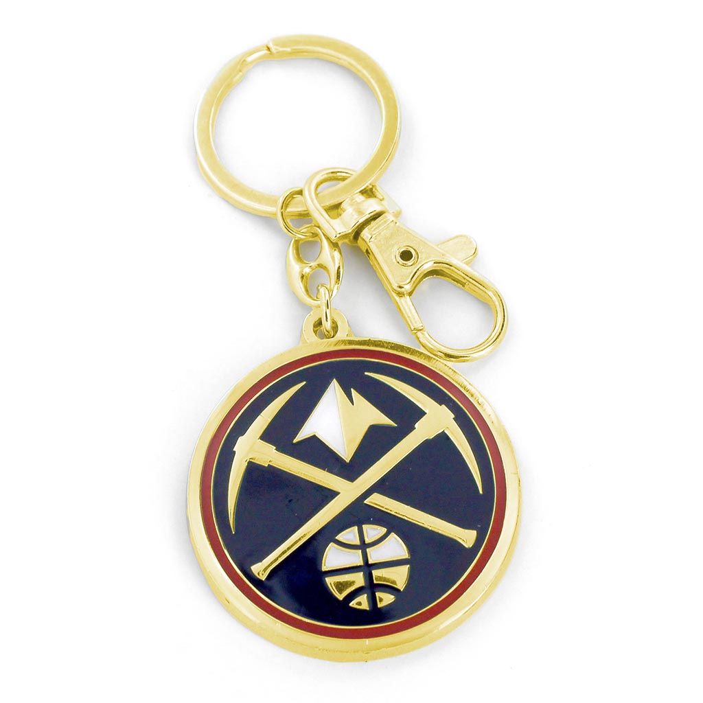 NBA Denver Nuggets Aminco Logo Keychain - Navy