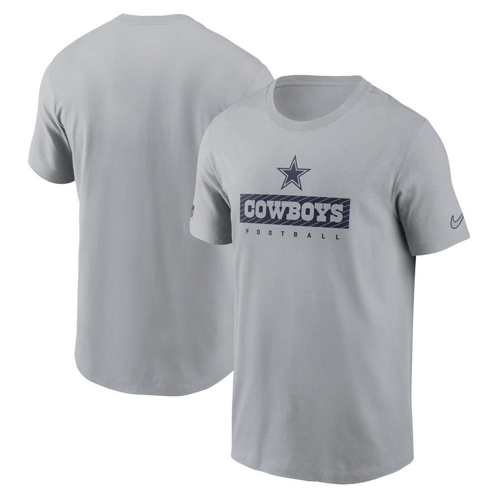 NFL Dallas Cowboys Nike Team Issue Essential T-Shirt - Gray