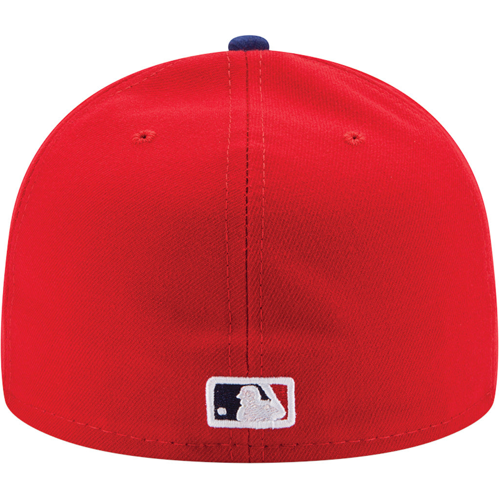MLB Philadelphia Phillies Youth New Era Home Authentic Collection 59FIFTY Fitted Hat - Red