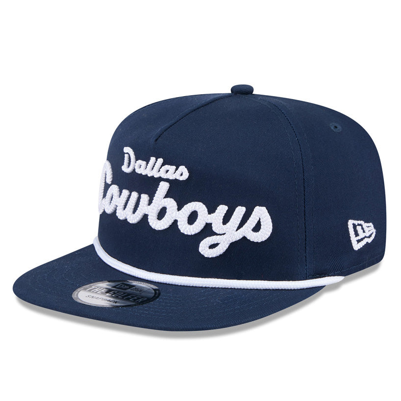 NFL Dallas Cowboys New Era Team Text Golfer Snapback - Navy