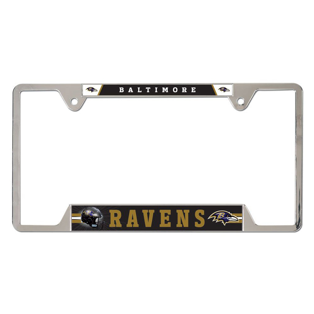NFL Baltimore Ravens WinCraft Metal License Plate Frame