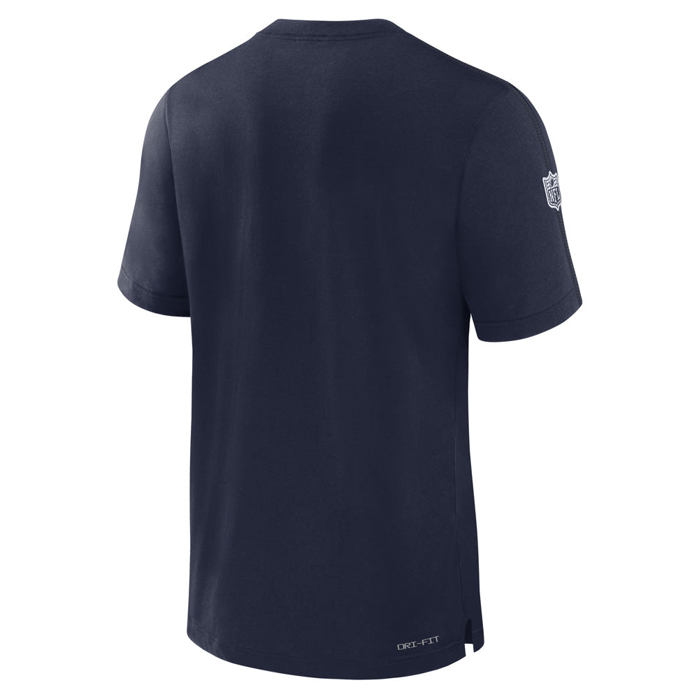 NFL Dallas Cowboys Nike Sideline Player Performance T-Shirt - Navy