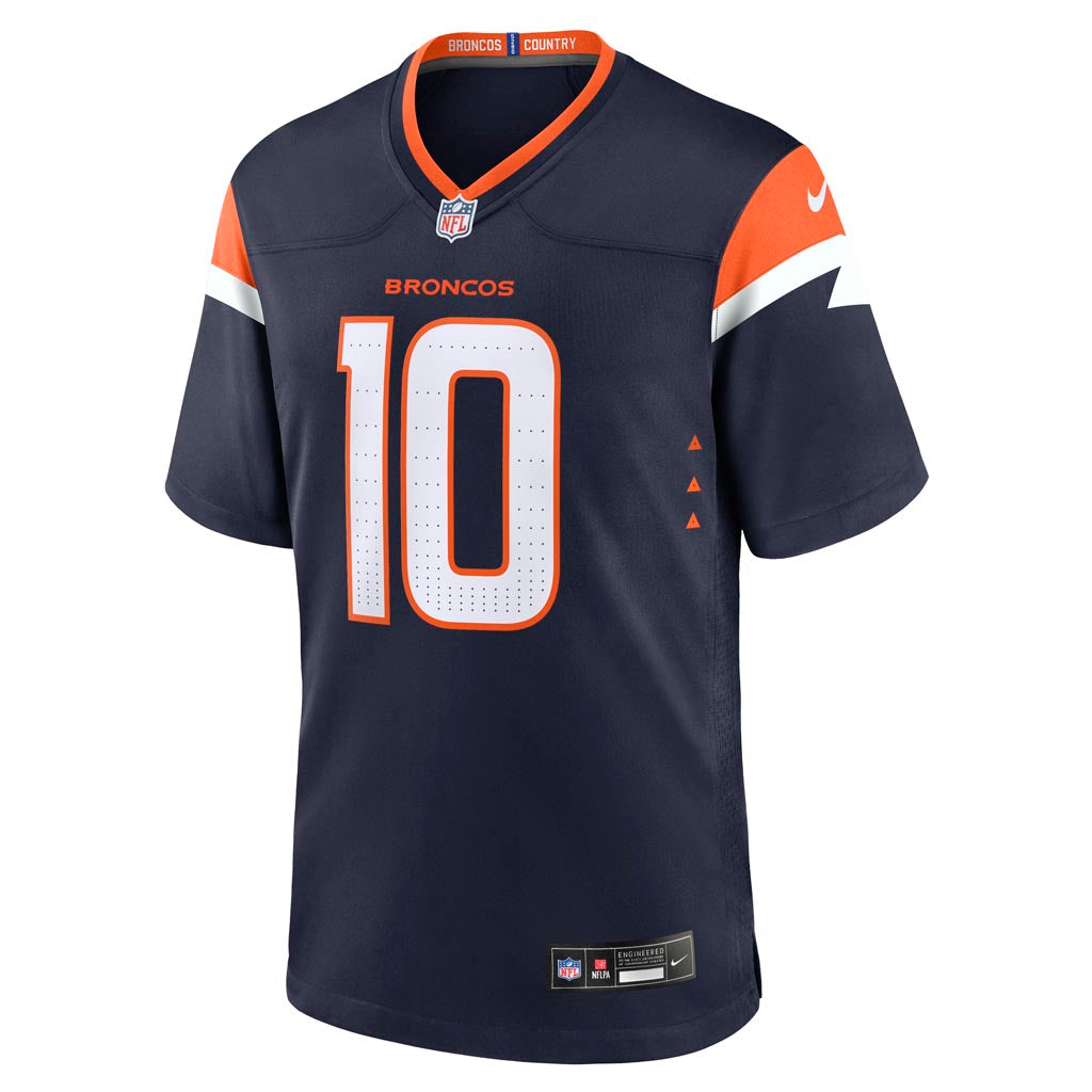 NFL Denver Broncos Bo Nix Nike Alternate Game Jersey - Navy