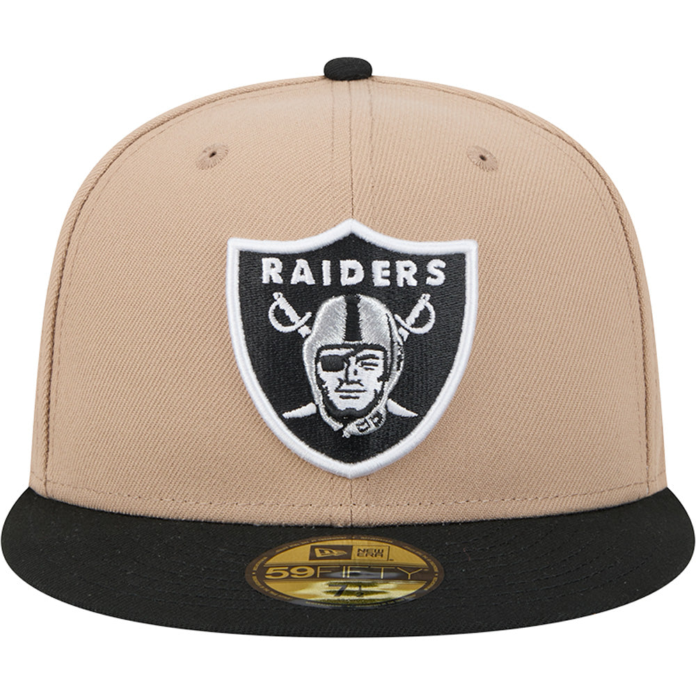 NFL Las Vegas Raiders New Era Camel 59FIFTY Fitted Hat