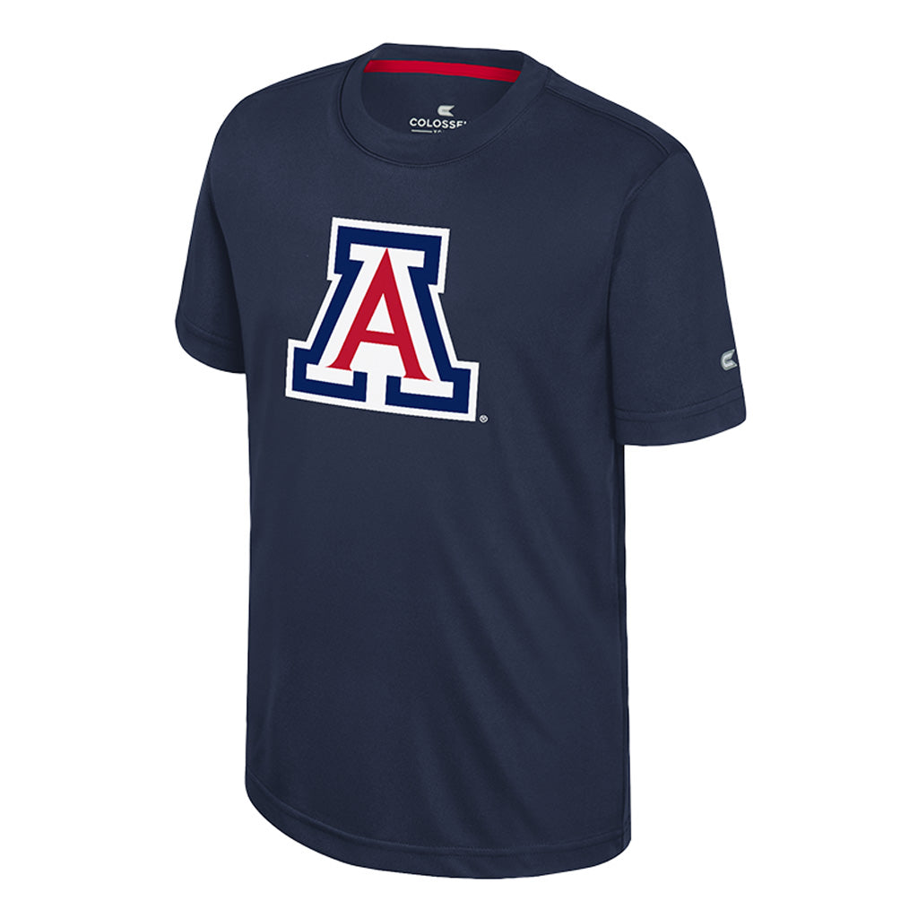 NCAA Arizona Wildcats Colosseum Youth Ripple T-Shirt - Navy