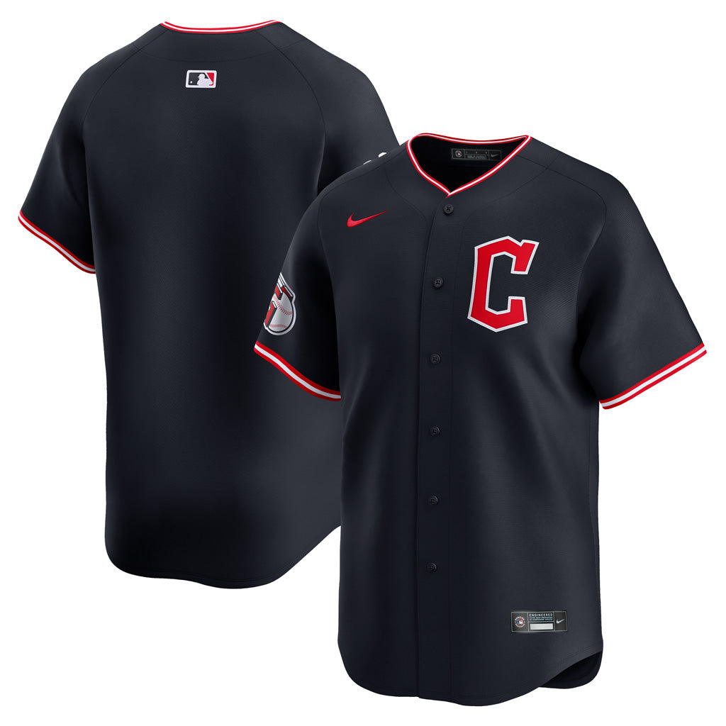 MLB Cleveland Guardians Nike Alternate Limited Jersey - Navy
