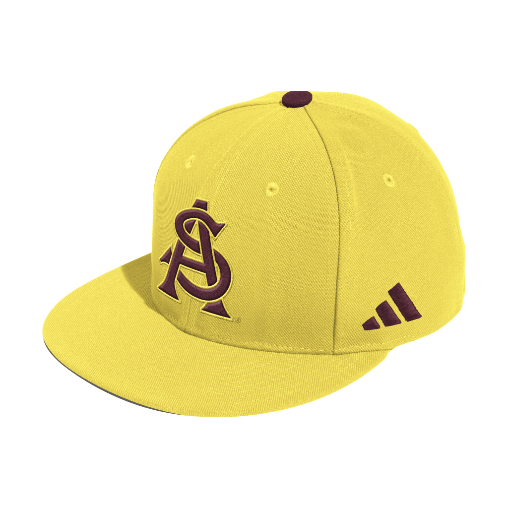 NCAA Arizona State Sun Devils adidas 2025 Baseball Fitted Hat - Gold