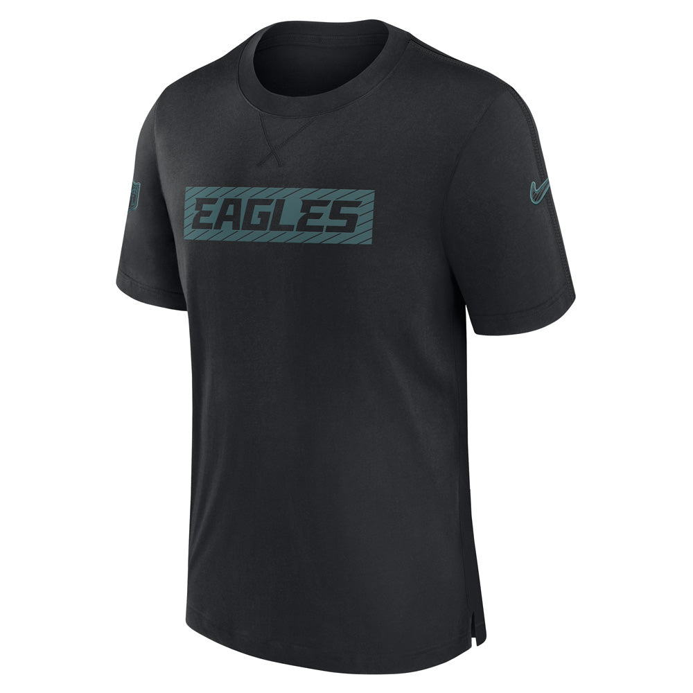 NFL Philadelphia Eagles Nike Sideline Player Performance T-Shirt - Black