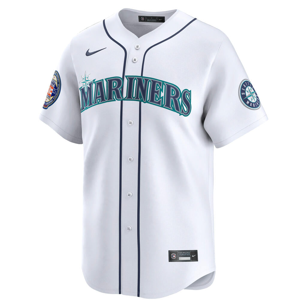 MLB Seattle Mariners Ichiro Suzuki Nike 2025 Hall of Fame Home Limited Jersey - White