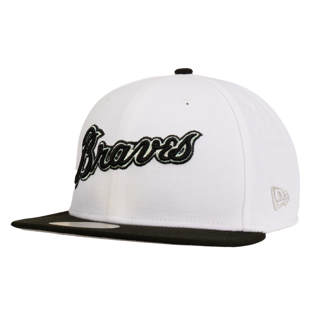 MLB Atlanta Braves New Era Space Shuttle 59FIFTY Fitted Hat - White