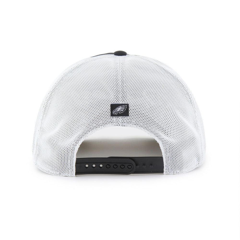 NFL Philadelphia Eagles '47 Downburst Mesh Hitch Adjustable Hat - Black