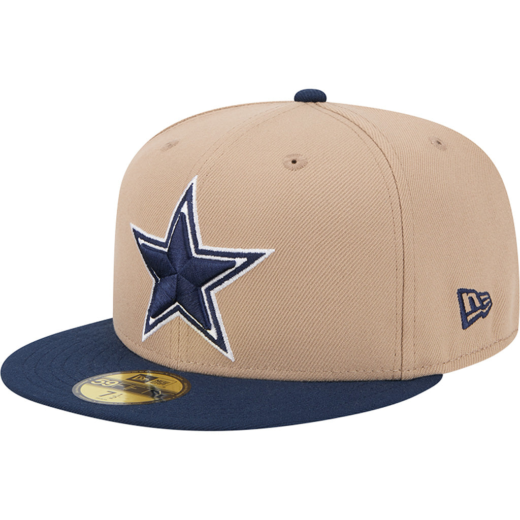NFL Dallas Cowboys New Era Camel 59FIFTY Fitted Hat