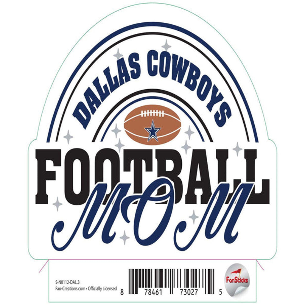 NFL Dallas Cowboys Fan Creations Mom Sticker