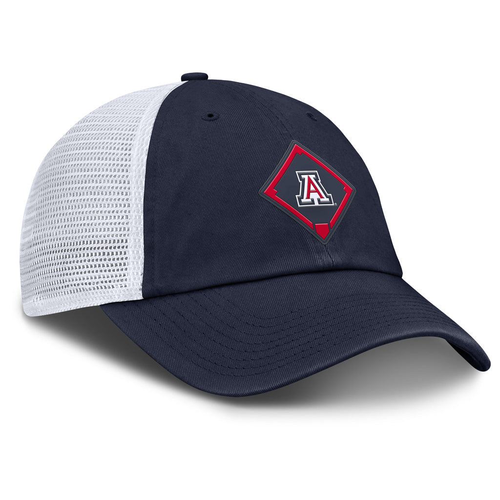 NCAA Arizona Wildcats Nike Diamond Patch Adjustable Slouch Trucker Hat - Navy