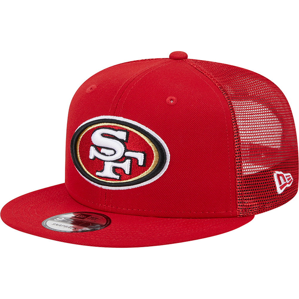 NFL San Francisco 49ers New Era 9FIFTY Snapback Trucker Hat - Red