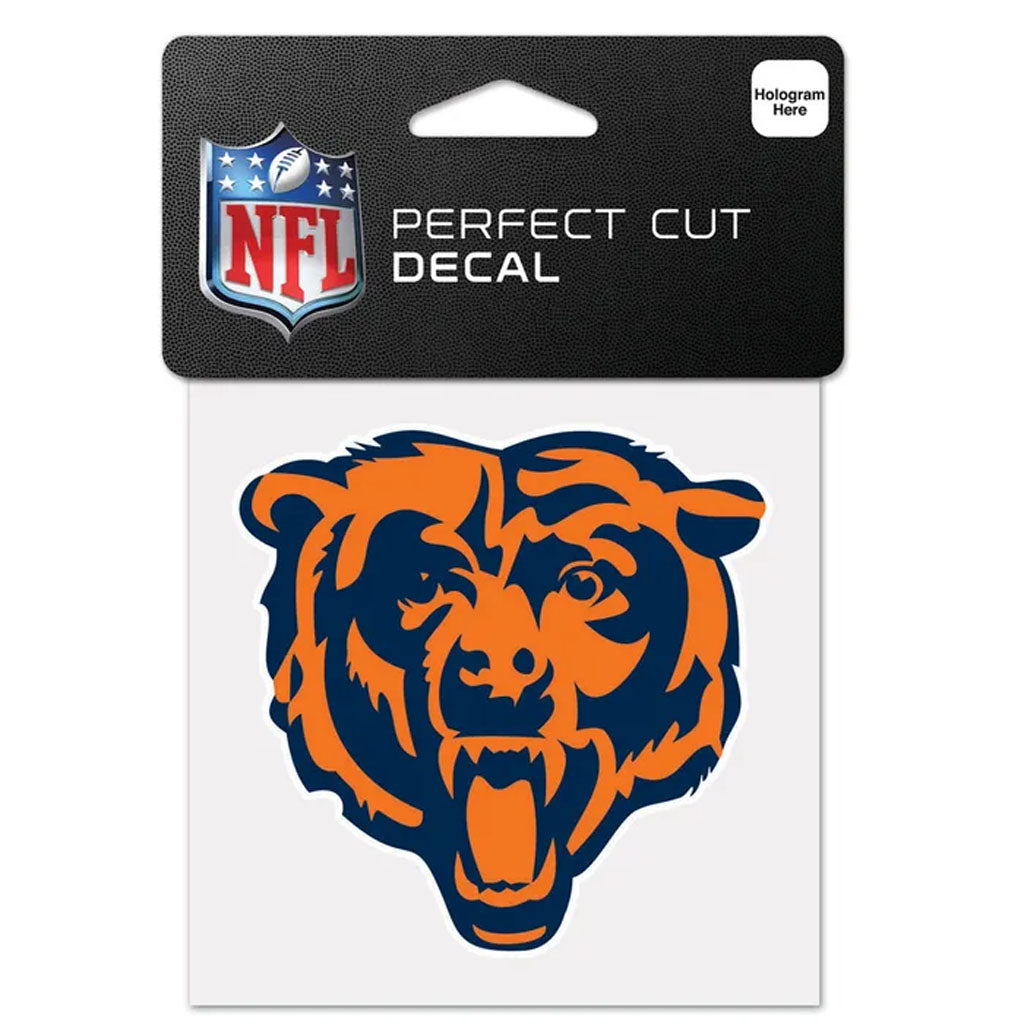 NFL Chicago Bears WinCraft Primary 4x4 Perfect Cut Decal