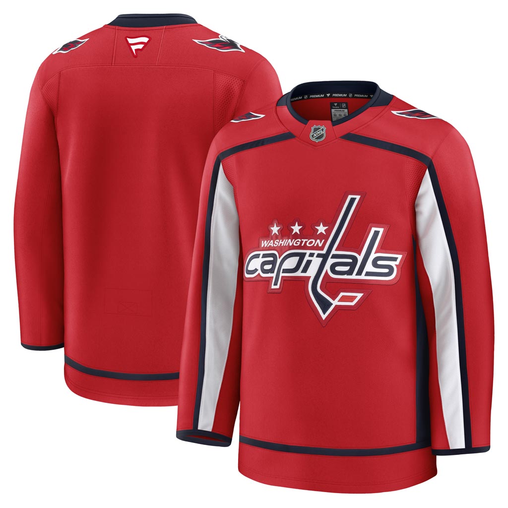 NHL Washington Capitals Fanatics Home Premium Jersey - Red