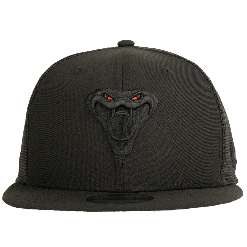 MLB Arizona Diamondbacks New Era Snakehead Red Eye 9FIFTY Trucker Snapback Hat - Black