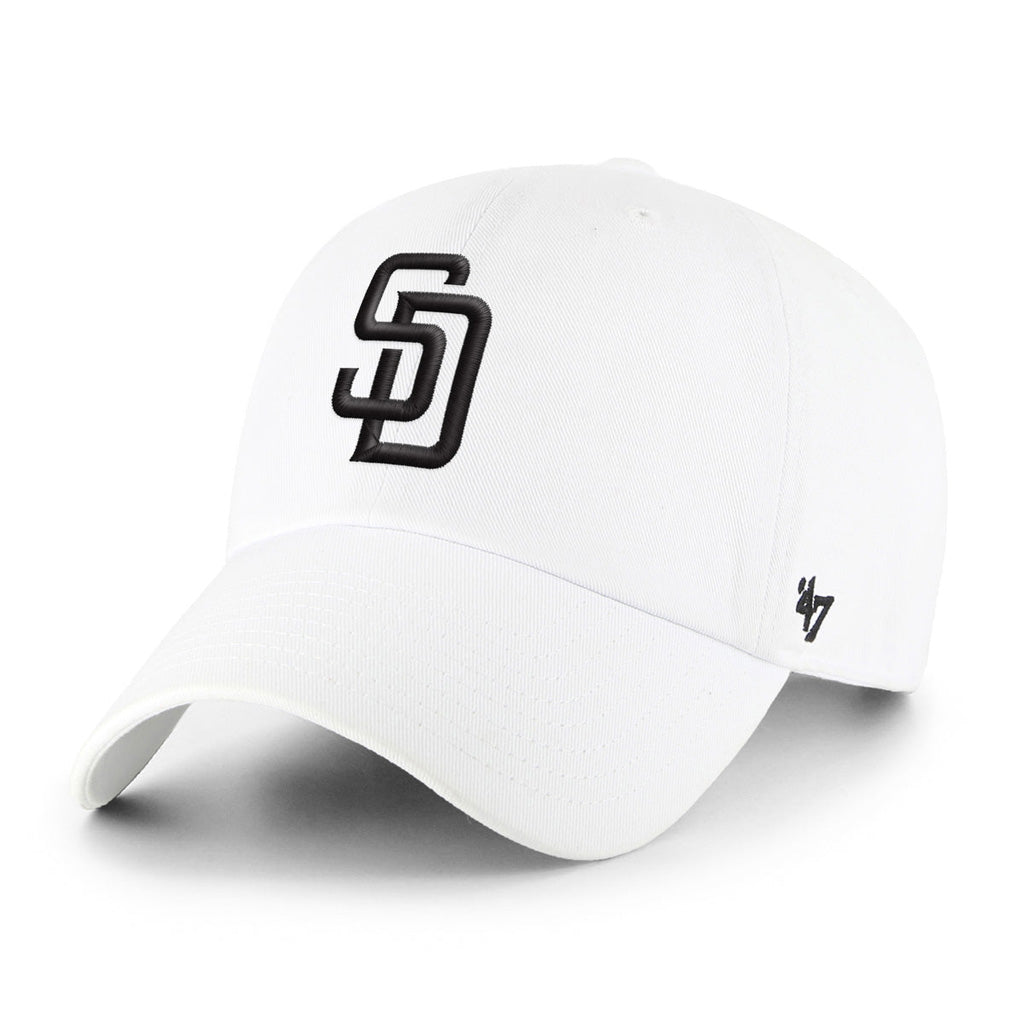 MLB San Diego Padres '47 White & Black Clean Up Hat - White
