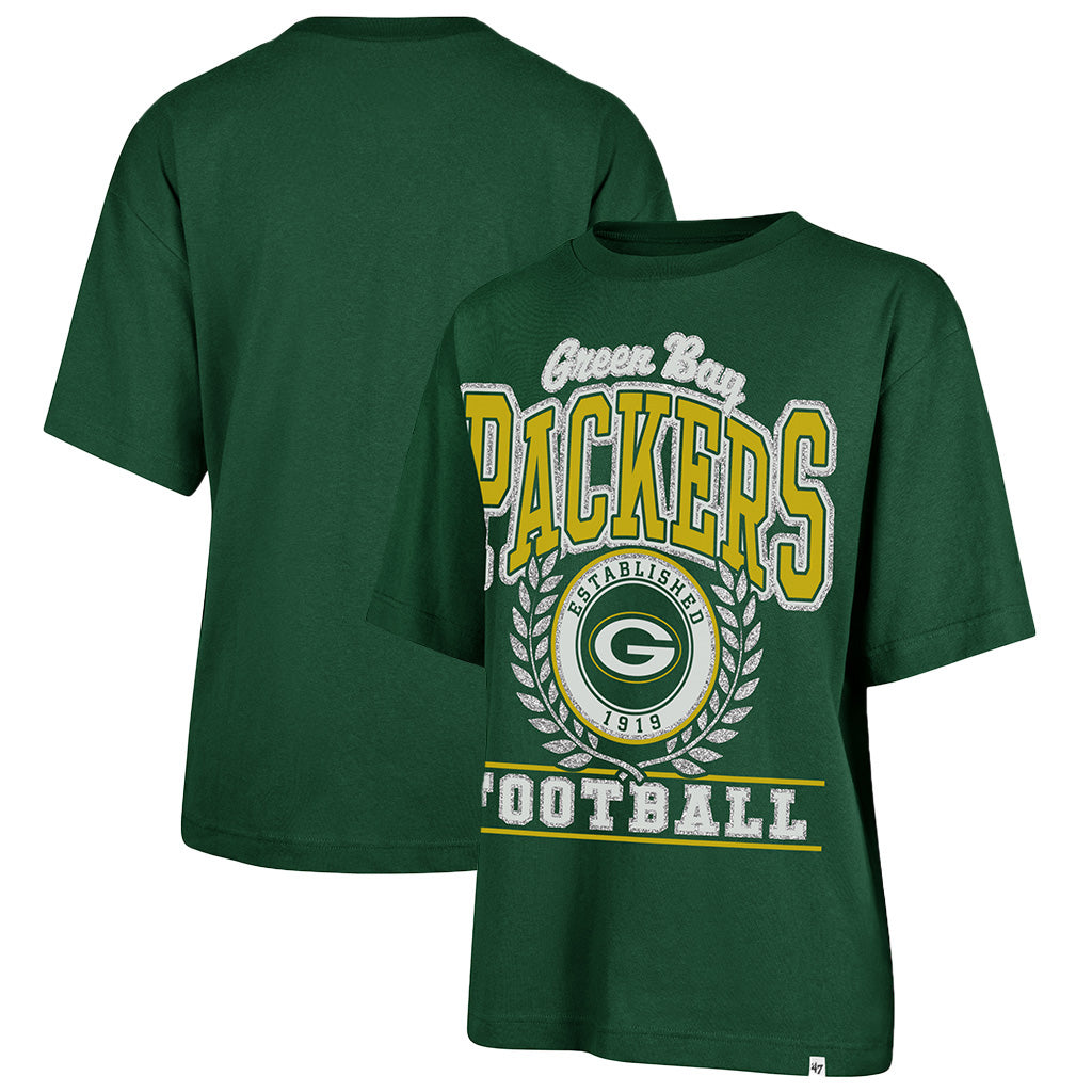 NFL Green Bay Packers Women's '47 Ring True Foundation T-Shirt - Green