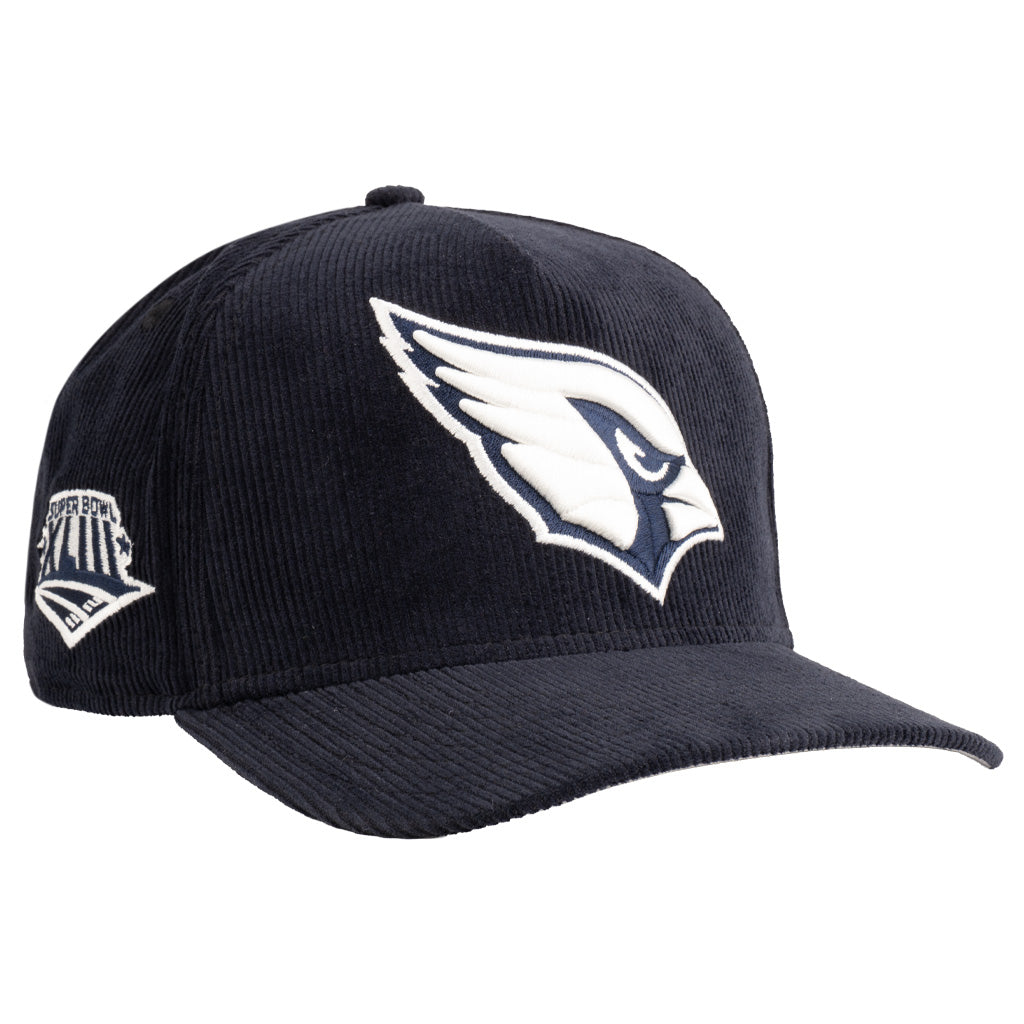 NFL Arizona Cardinals New Era Corduroy 9FIFTY A-Frame Snapback Hat - Navy