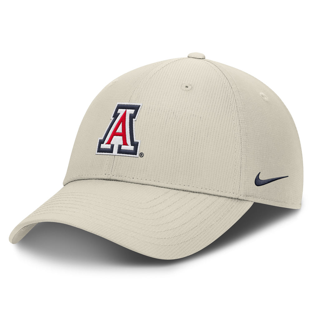 NCAA Arizona Wildcats Nike Club Structured Cap Slouch Adjustable Hat - Cream