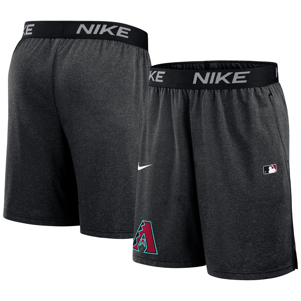 MLB Arizona Diamondbacks Nike Authentic Collection Shorts - Black