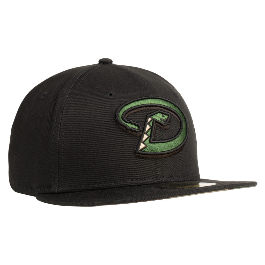 MLB Arizona Diamondbacks New Era Throwback Commando 59FIFTY Fitted Hat - Black