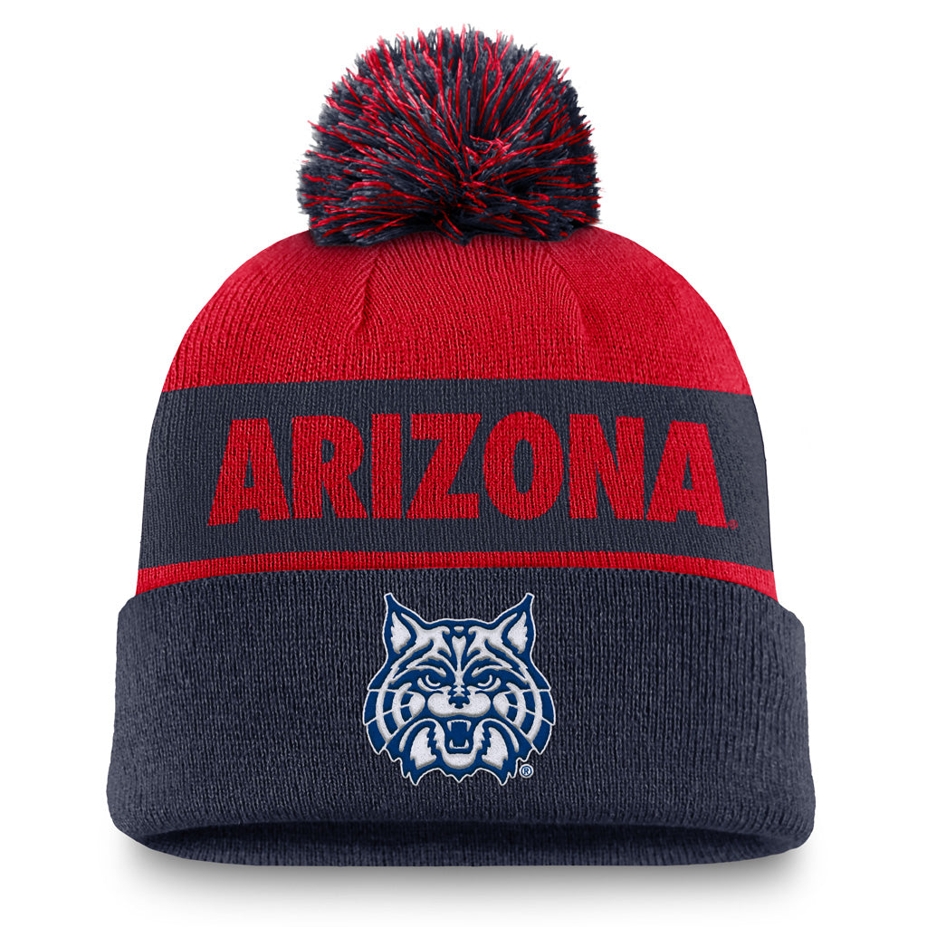NCAA Arizona Wildcats Nike Peak Alternate Pom Knit Hat - Red