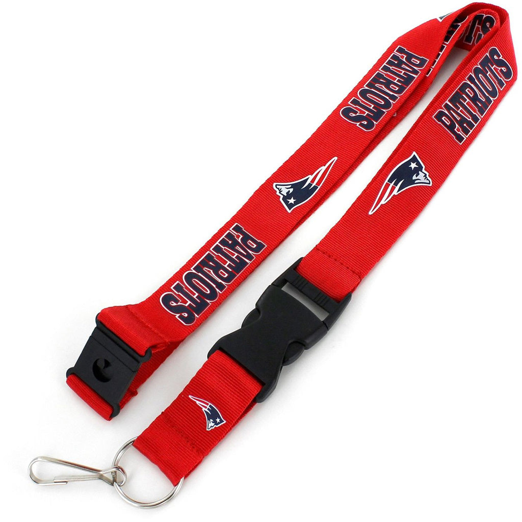 NFL New England Patriots Aminco Lanyard - Red