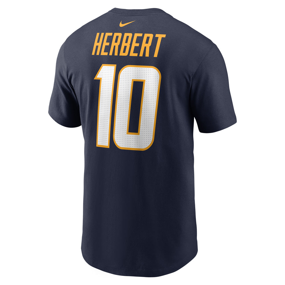NFL Los Angeles Chargers Justin Herbert Nike Player Pride Name &amp; Number T-Shirt - Navy