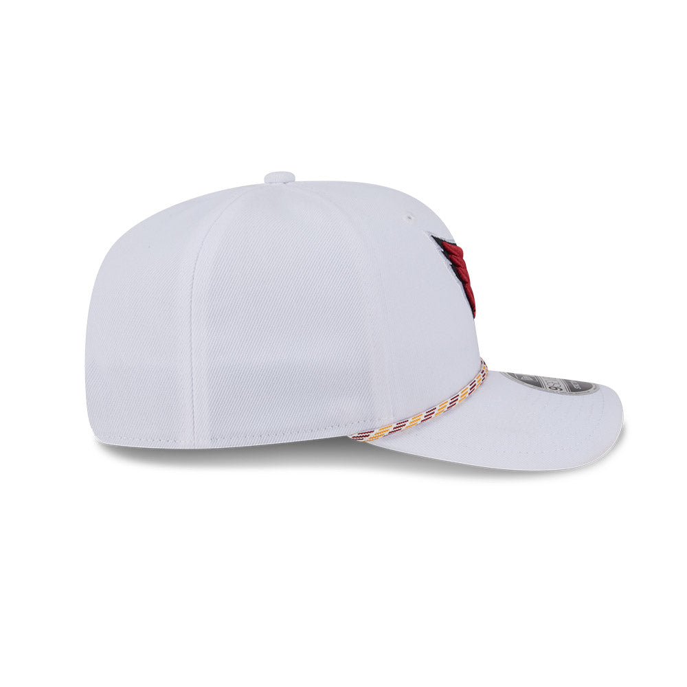 NFL Arizona Cardinals New Era Multicolor Rope 9SEVENTY Stretch-Snapback Hat - White