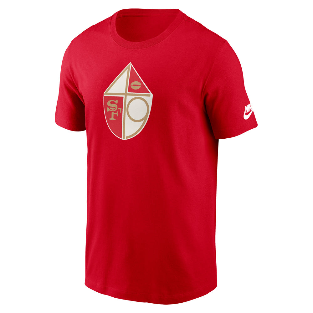 NFL San Francisco 49ers Nike Rewind Essential T-Shirt - Red