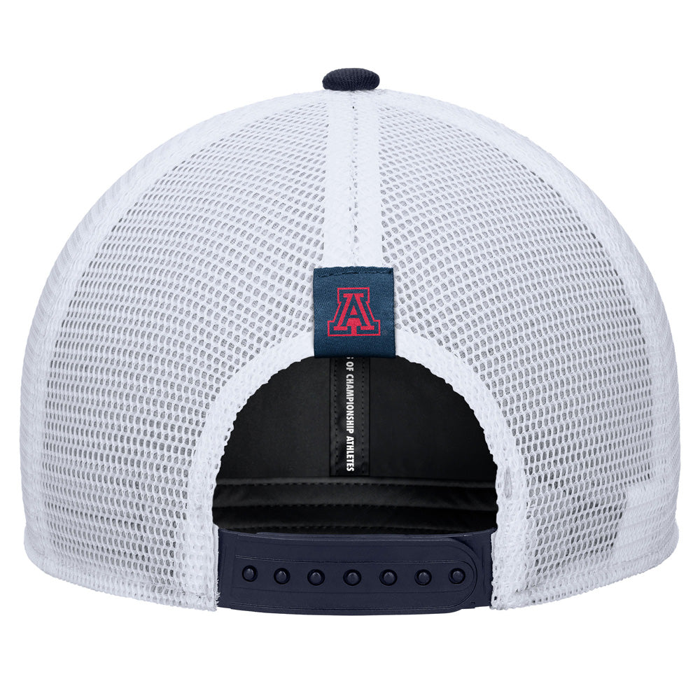 NCAA Arizona Wildcats Youth Nike Rise Trucker Adjustable Hat - Navy