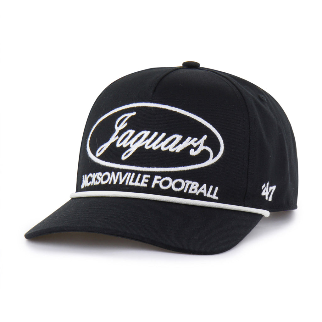 NFL Jacksonville Jaguars '47 Foundational Hitch Snapback Hat - Black