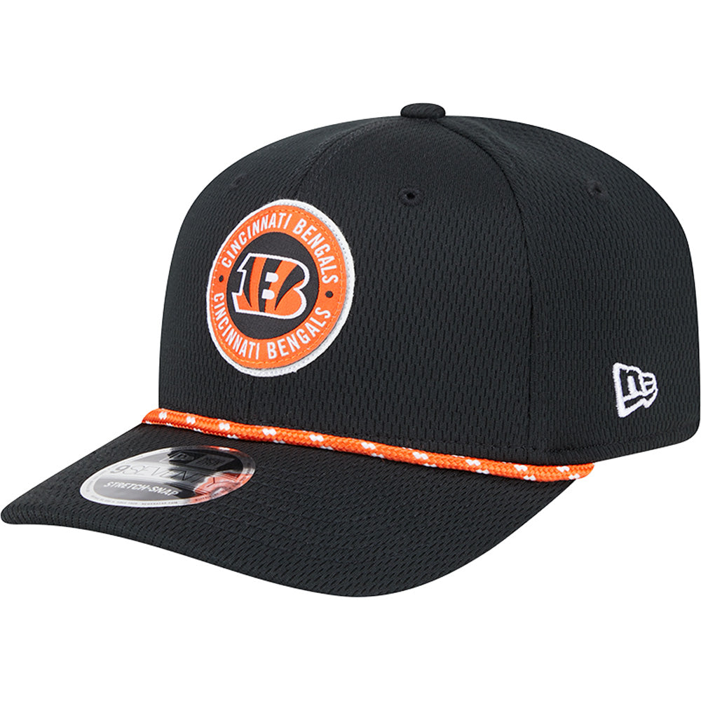 NFL Cincinnati Bengals New Era 2024/25 Sideline 9SEVENTY Stretch Snapback Hat - Black