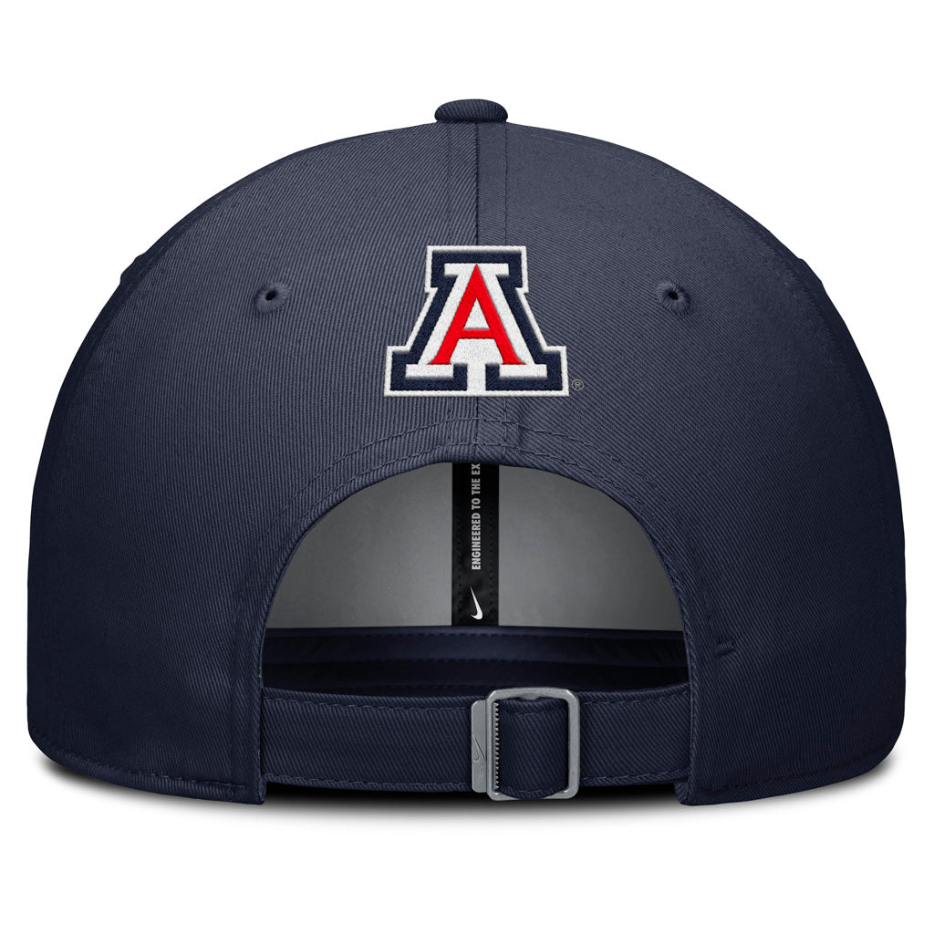 NCAA Arizona Wildcats Nike Script Structured Adjustable Hat - White