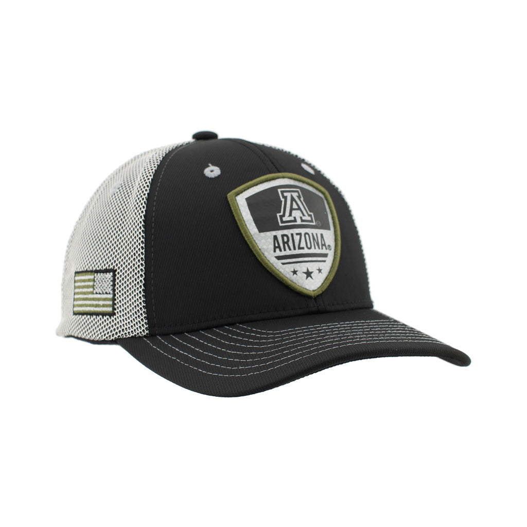 NCAA Arizona Wildcats Zephyr Reflex Trucker Adjustable Hat - Black