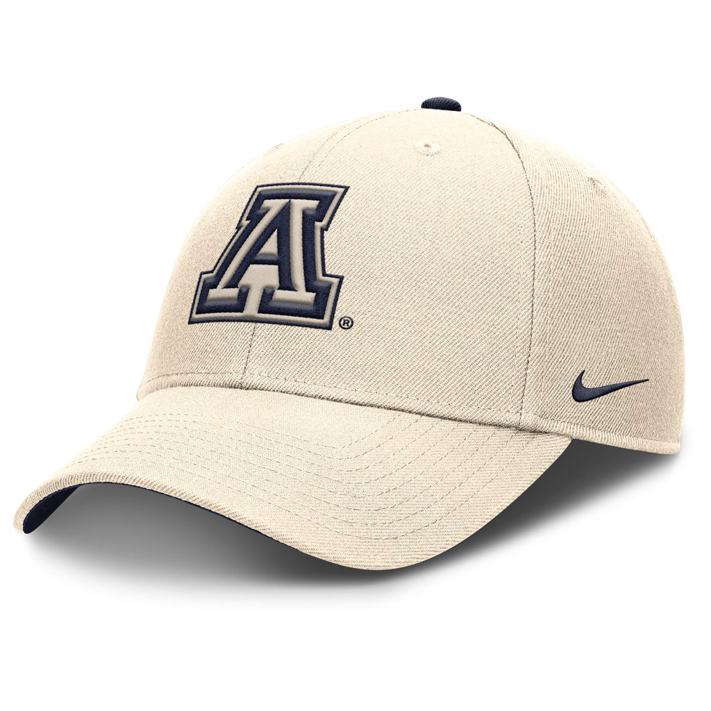 NCAA Arizona Wildcats Nike Tonal Primary Logo Snapback Hat - Cream
