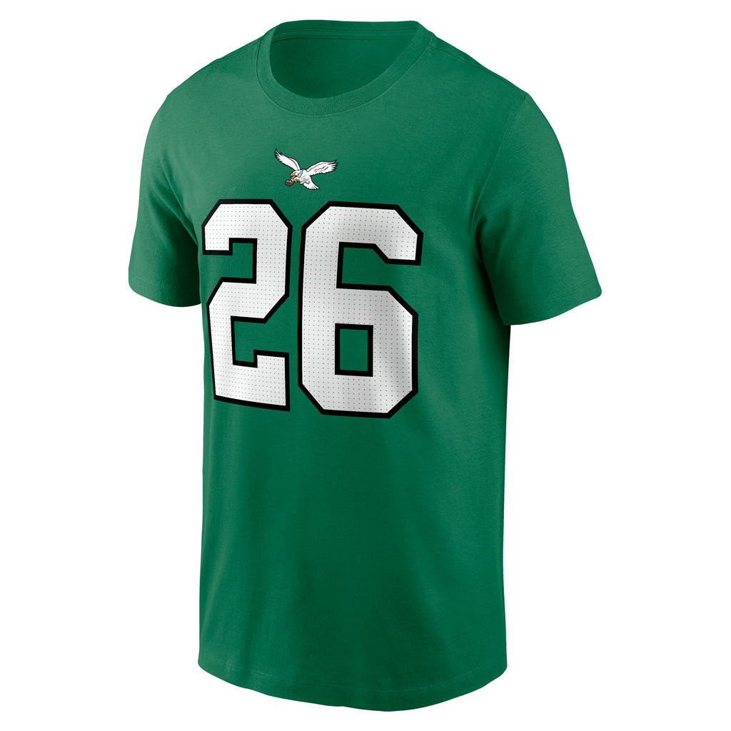 NFL Philadelphia Eagles Saquon Barkley Nike Name & Number T-Shirt - Green